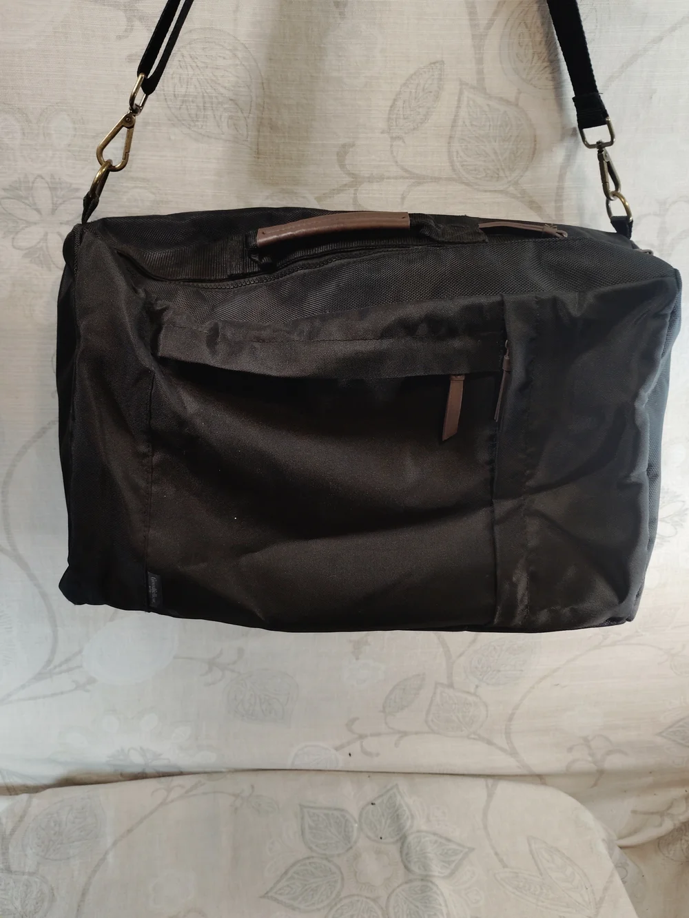 Goodfellows Black Travel Weekender/ Crossbody/ Messenger/Backpack /Laptop Bag
